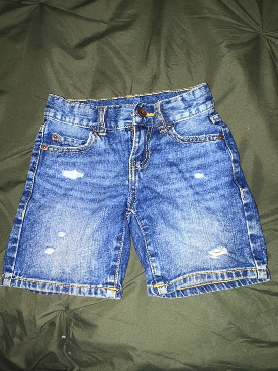 The Children's Place Other - The Children's Place Distressed Blue Denim Kids Shorts